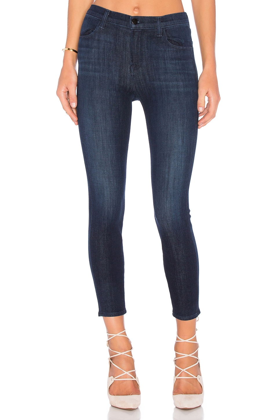 J Brand Alana High Rise Crop in Daring 