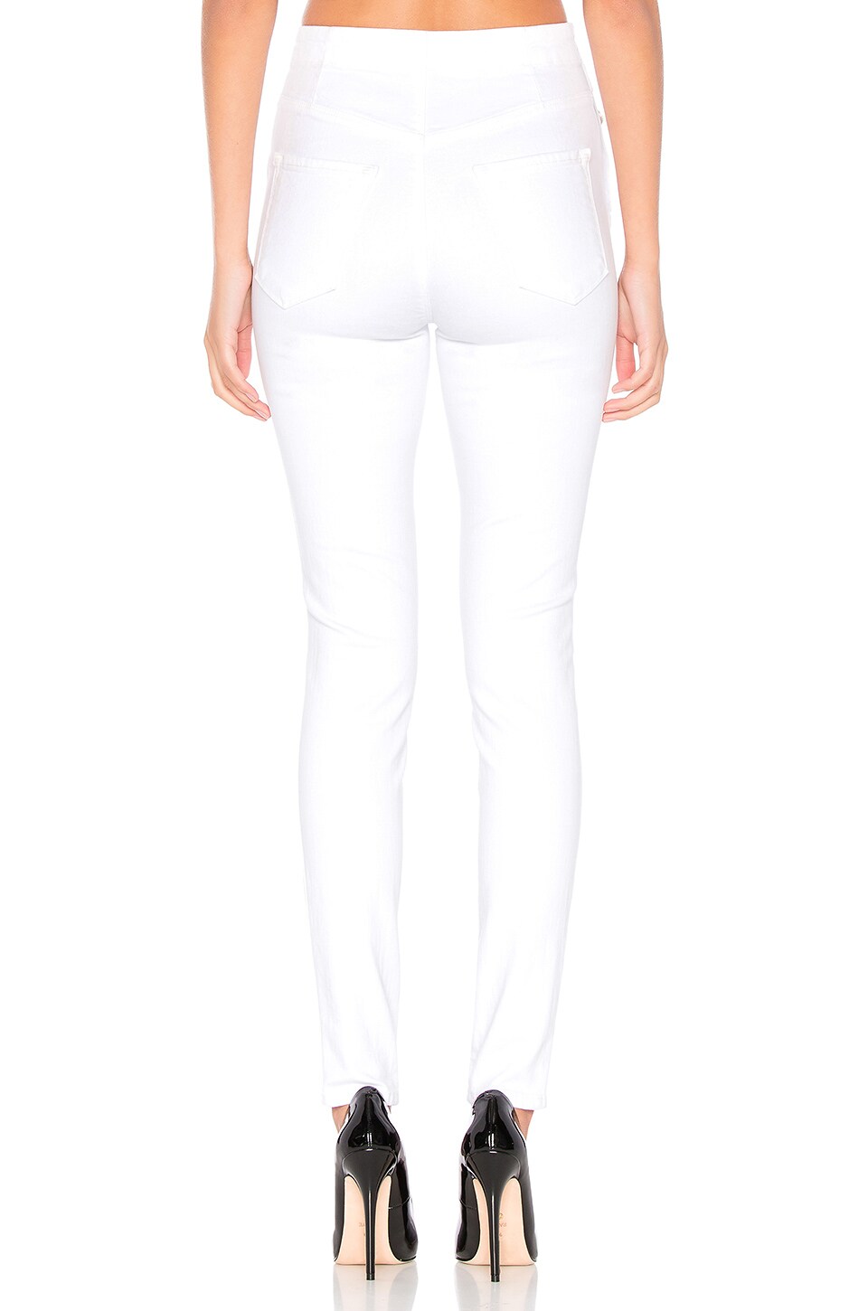 J Brand Natasha Sky High Skinny in Blanc | REVOLVE