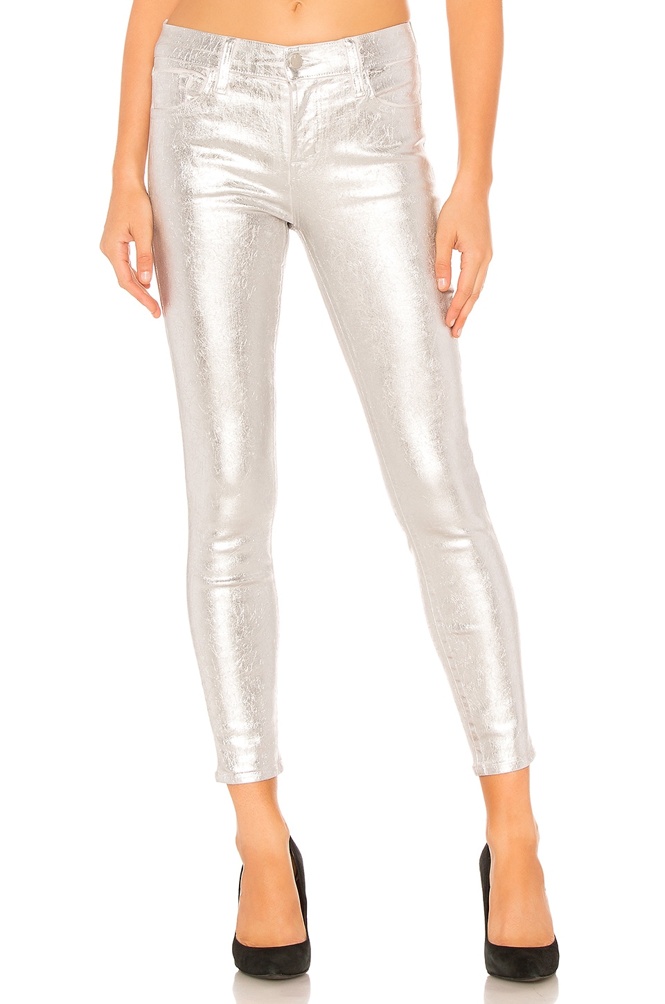 J Brand 835 Mid Rise Crop Skinny in Supermoon Crystalline | REVOLVE