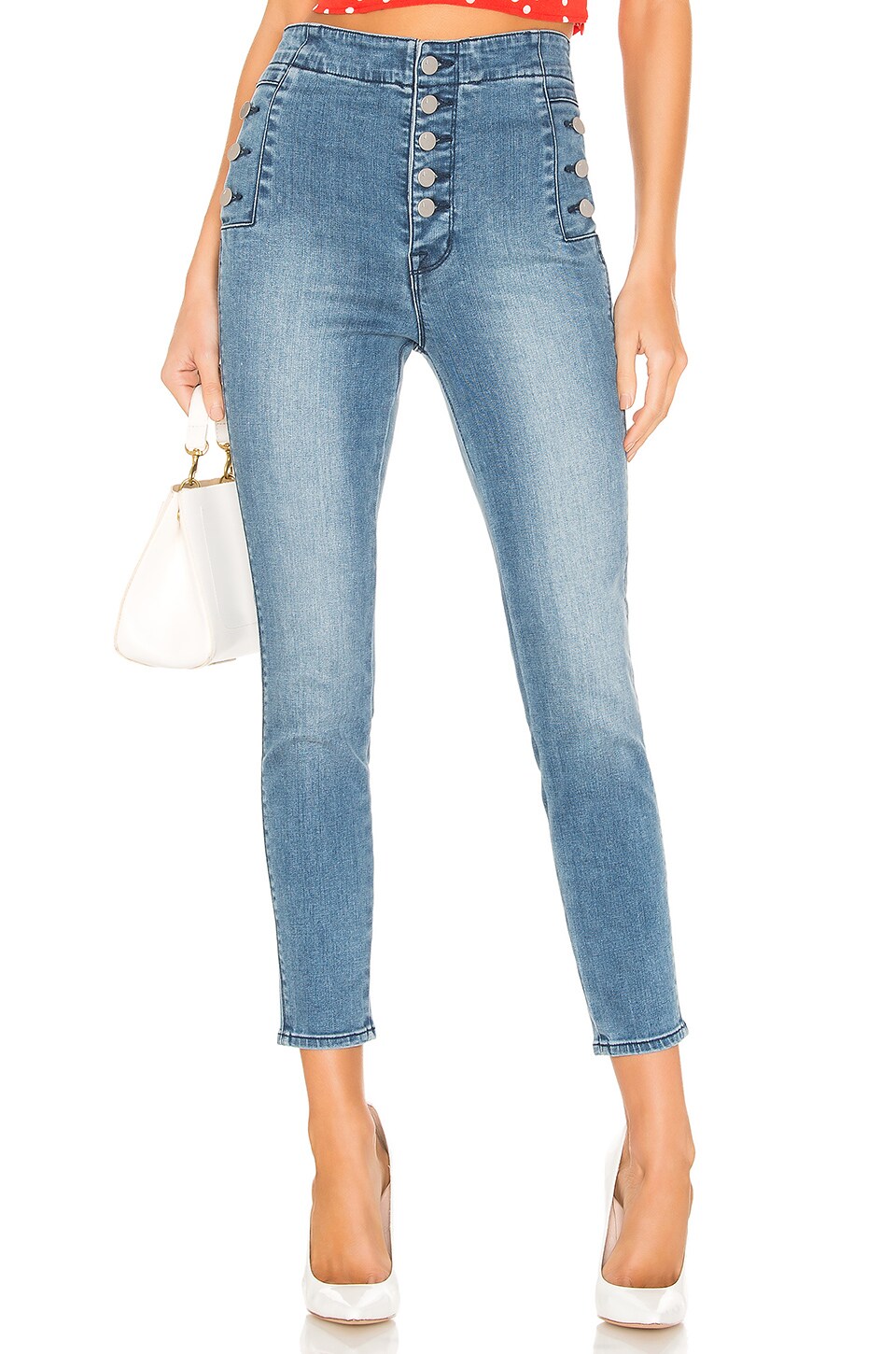 J Brand Natasha Sky High Crop Skinny in 