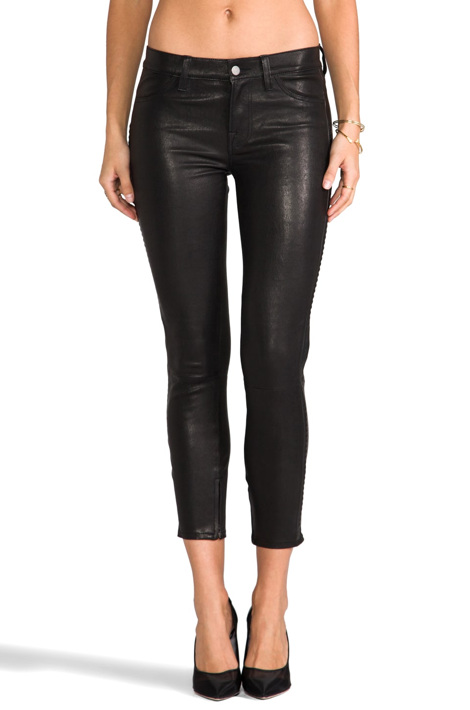 j brand leather pants