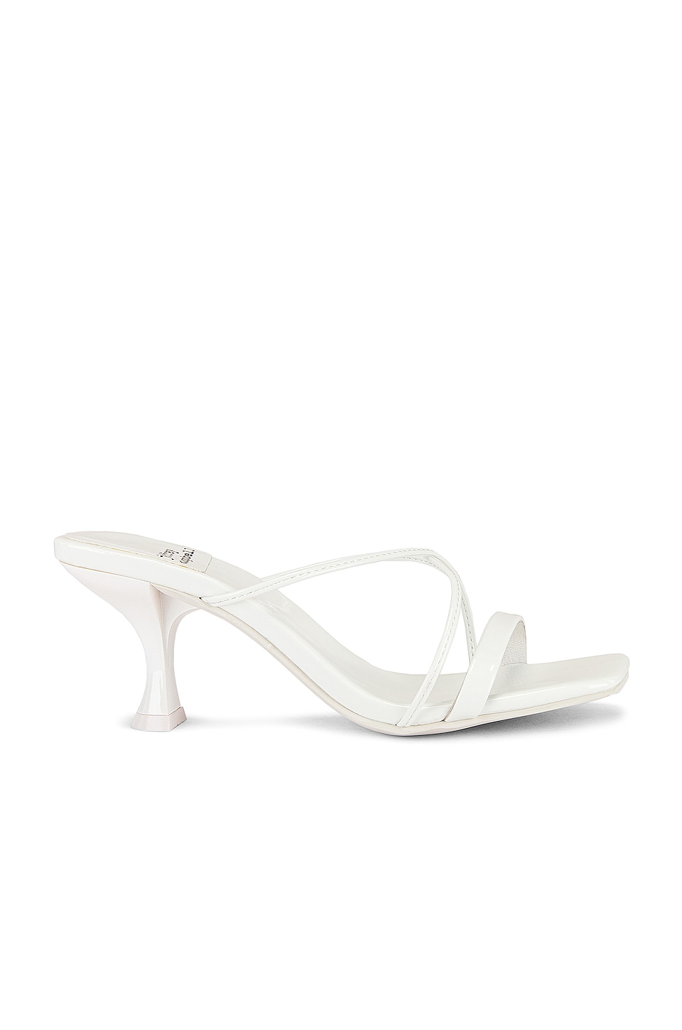 Jeffrey Campbell Mural Mule im White Patent