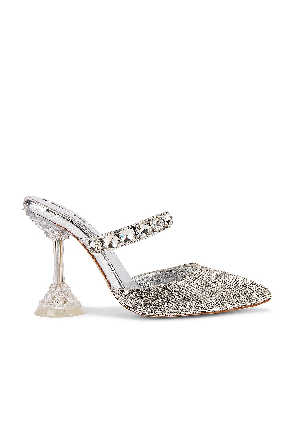 Jeffrey Campbell Zivot Mule in Silver Combo | REVOLVE