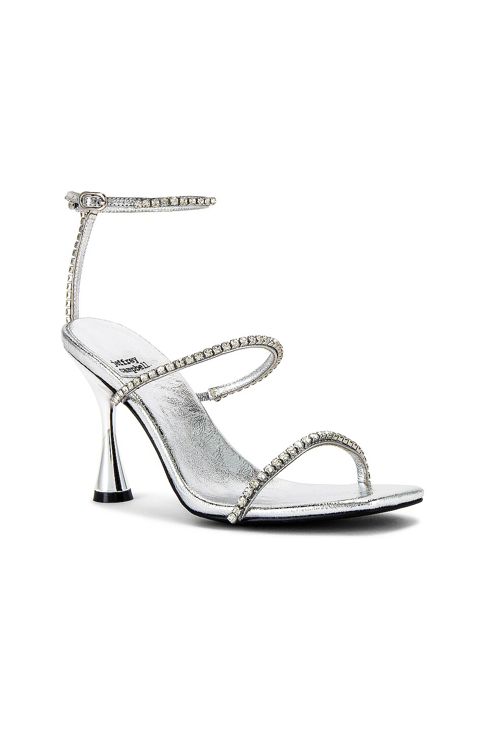 Jeffrey Campbell Demonica Sandal in Silver