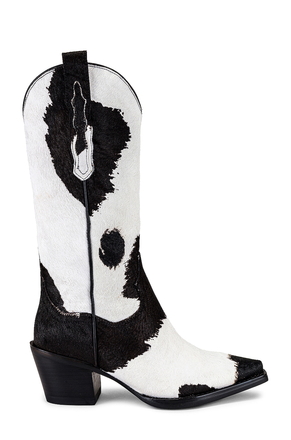 Jeffrey Campbell Dagget F Boot in Brown White Cow