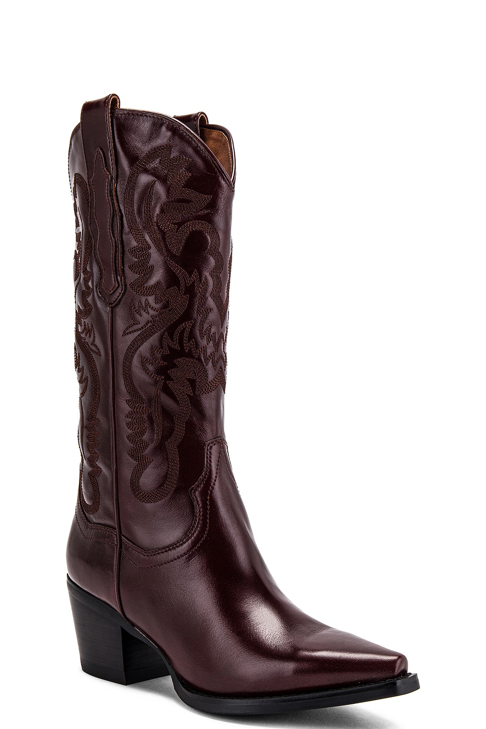 jeffrey campbell dagget western boot latte