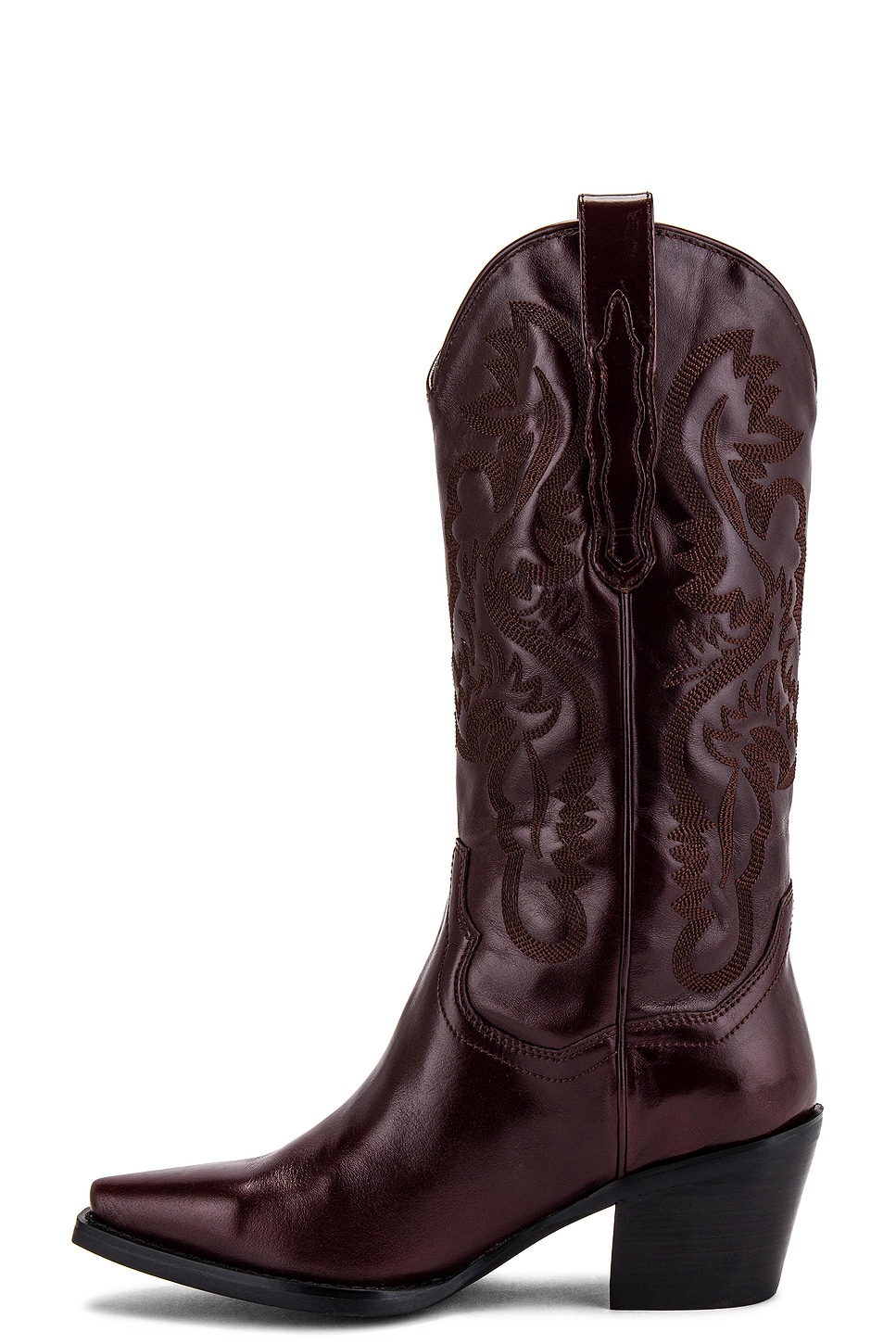 jeffrey campbell dagget genuine calf hair western boot