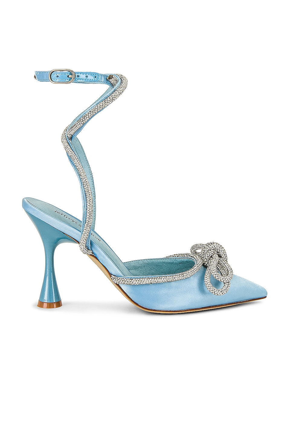 revolve.com | XREVOLVE Apresdouze Heel in Baby Blue & Silver