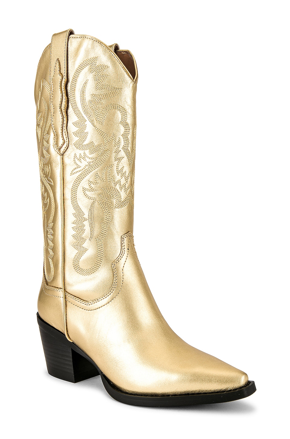 Jeffrey Campbell Dagget Boot in Gold