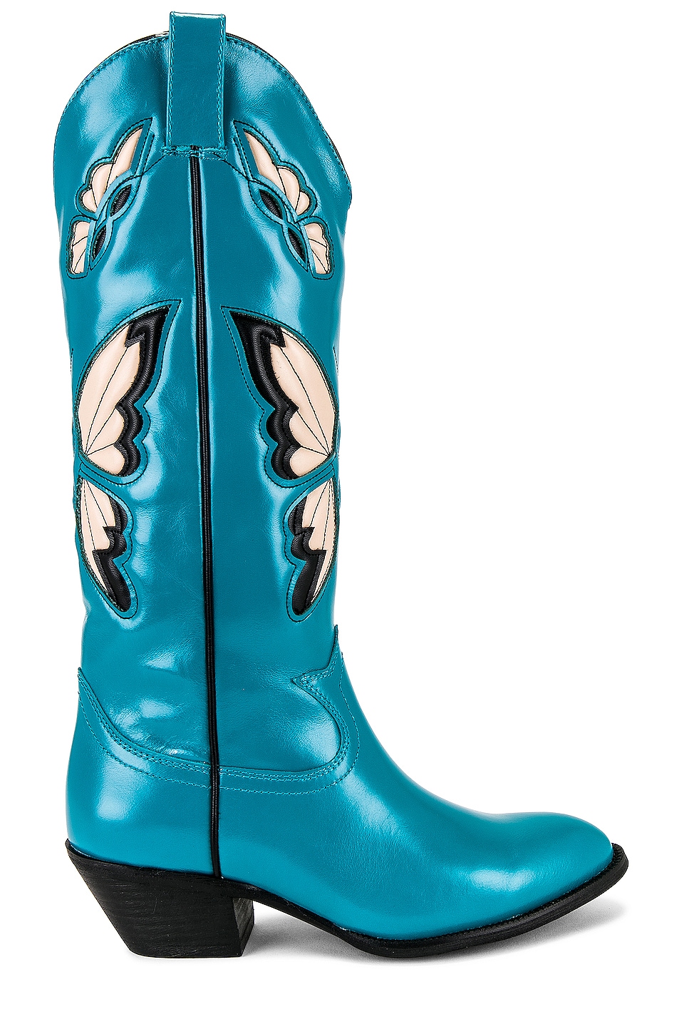 Fly-Away Boot in Teal. Revolve Women Shoes Boots Heeled Boots 