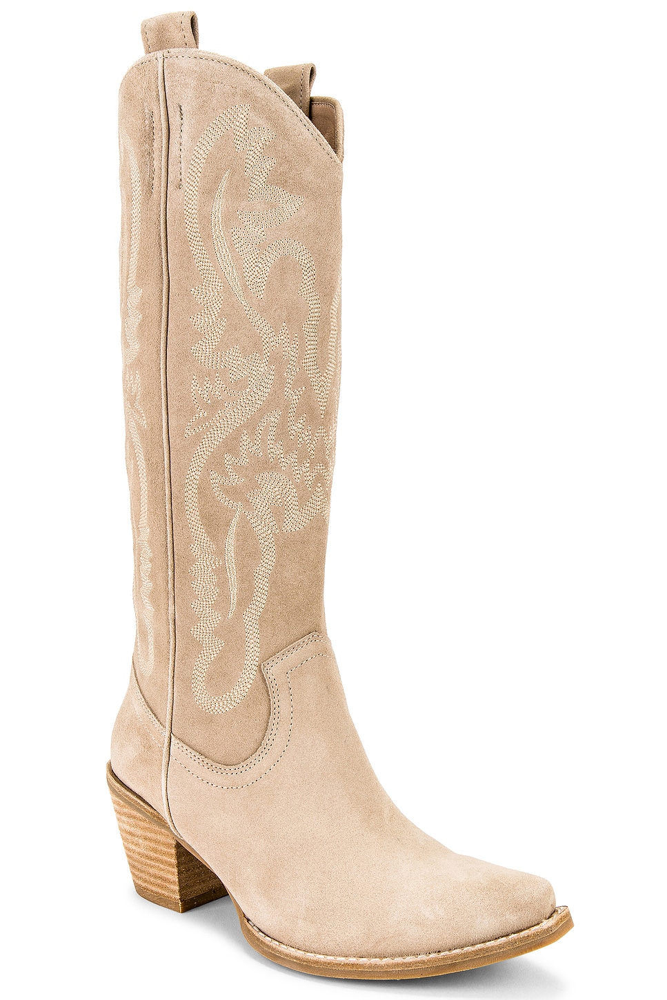 Jeffrey Campbell Stylet Boot in Sand Suede