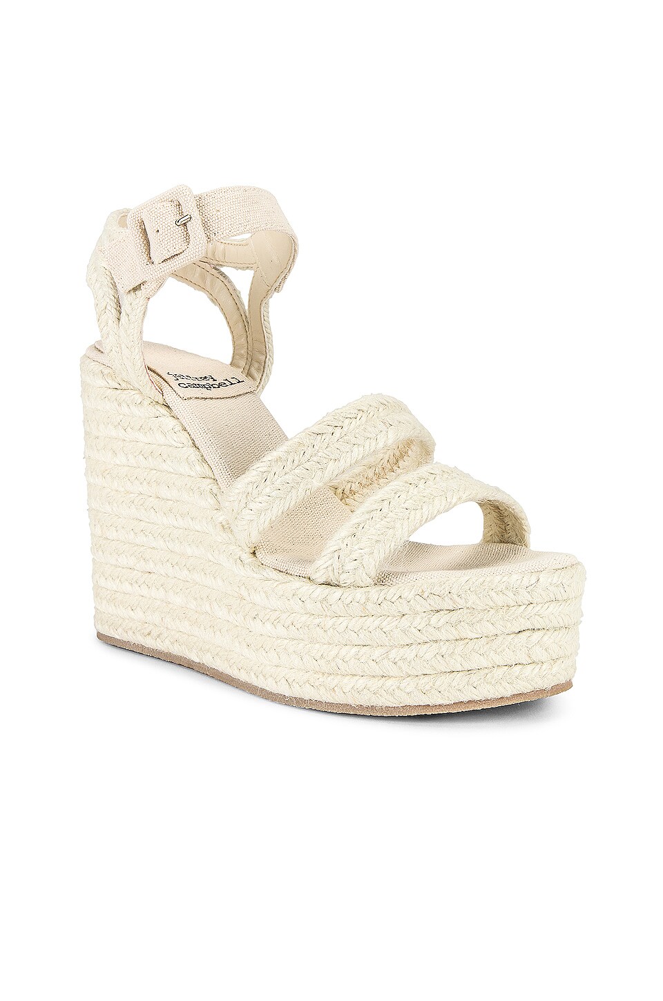 Jeffrey Campbell Soffia Wedge in Beige