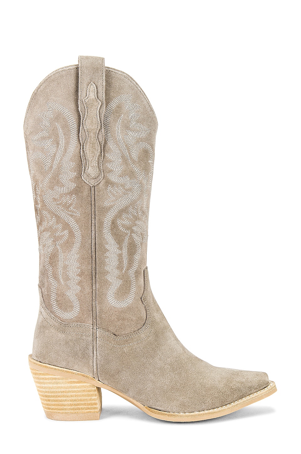 Jeffrey Campbell Dagget Boot in Taupe Suede | REVOLVE