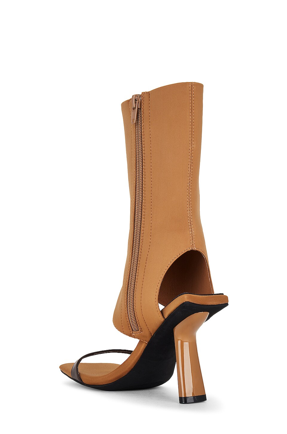 Struttin Plus Size Jeffrey Campbell Struttin Sandal in Natural Neoprene Brown | REVOLVE