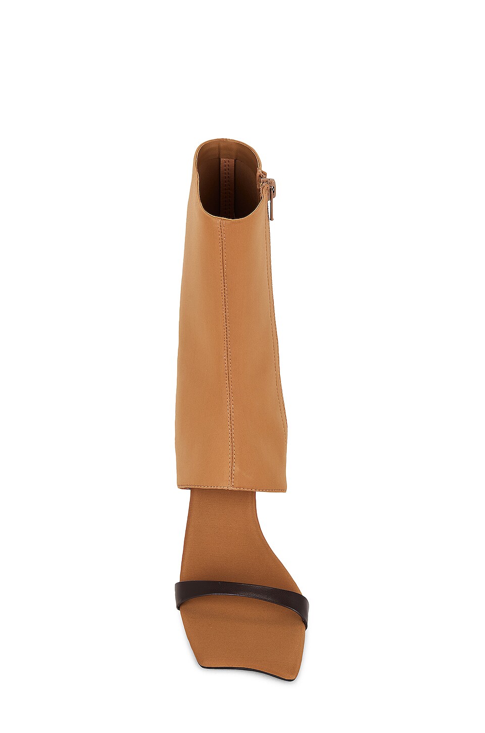 Struttin Plus Size Jeffrey Campbell Struttin Sandal in Natural Neoprene Brown | REVOLVE