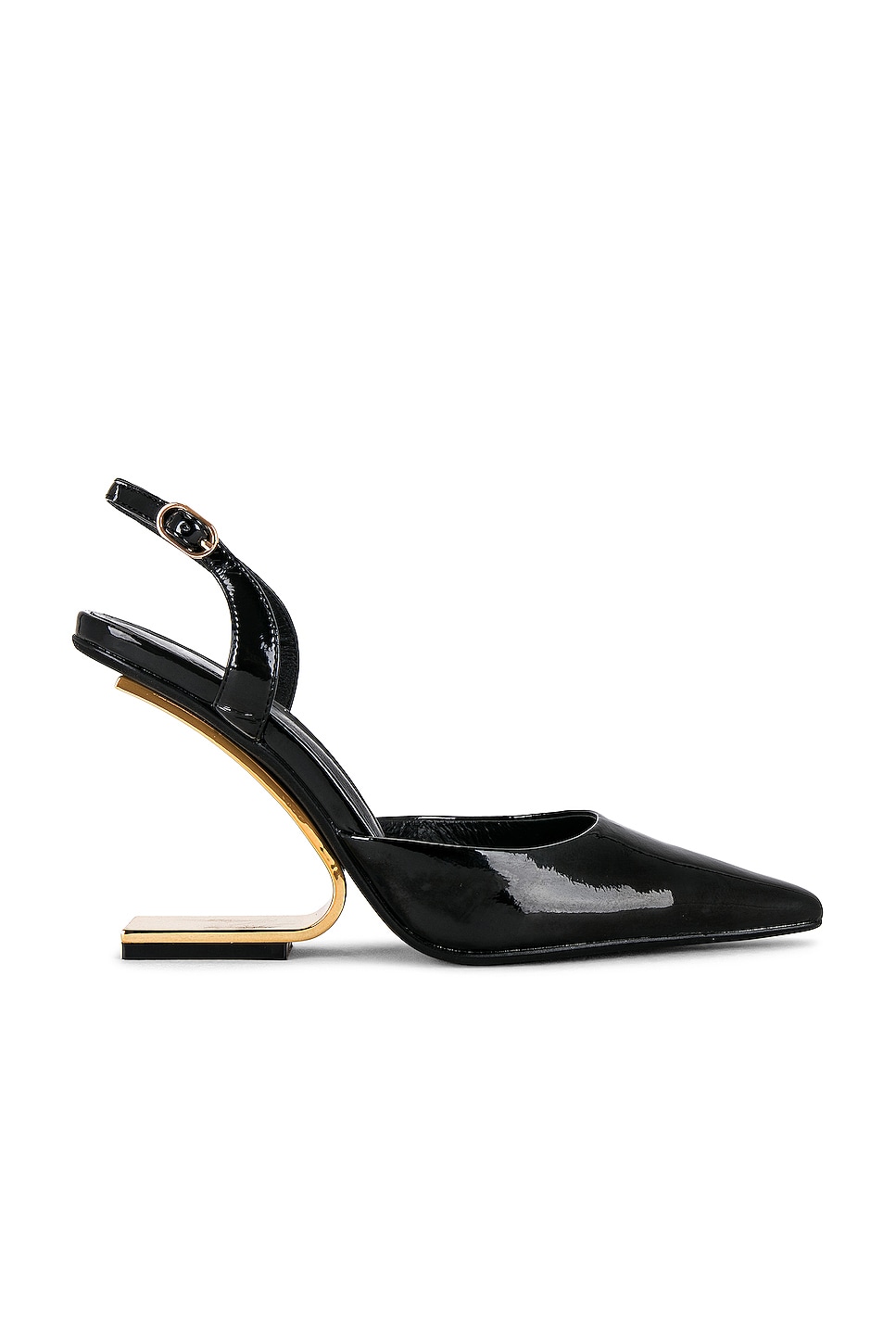 Jeffrey Campbell CONGRUENT ヒール - Black Patent Gold | REVOLVE