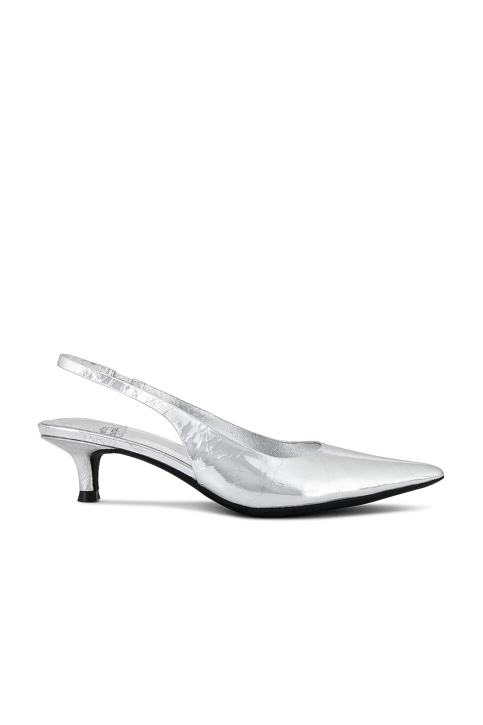 Jeffrey Campbell Persona Slingback Heel in Silver | REVOLVE