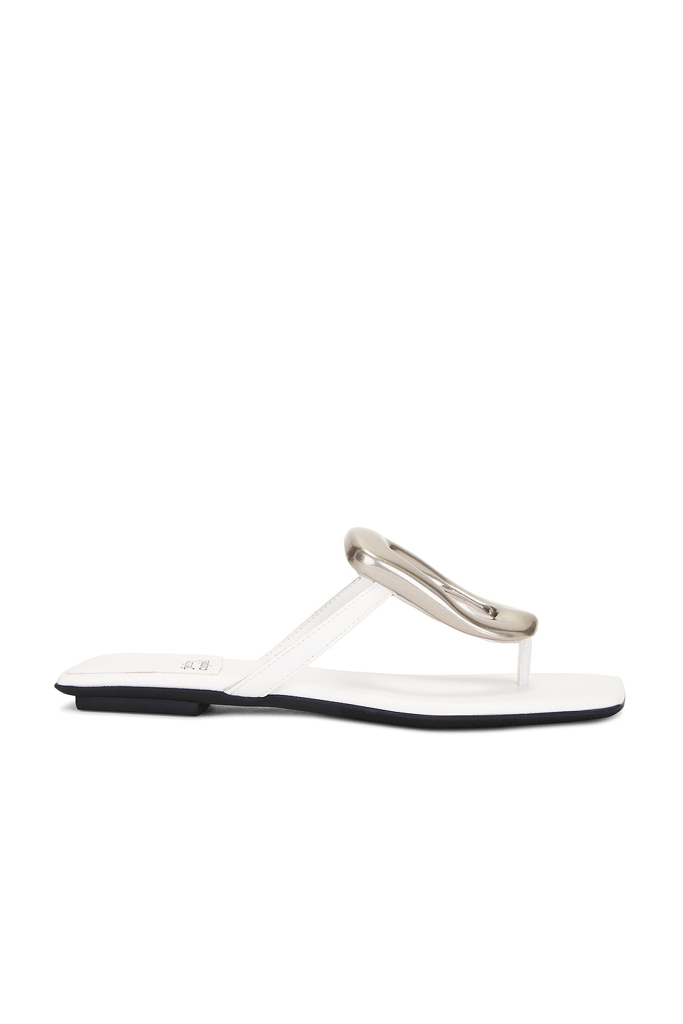 Jeffrey Campbell Linques-2 Sandal in White Silver | REVOLVE