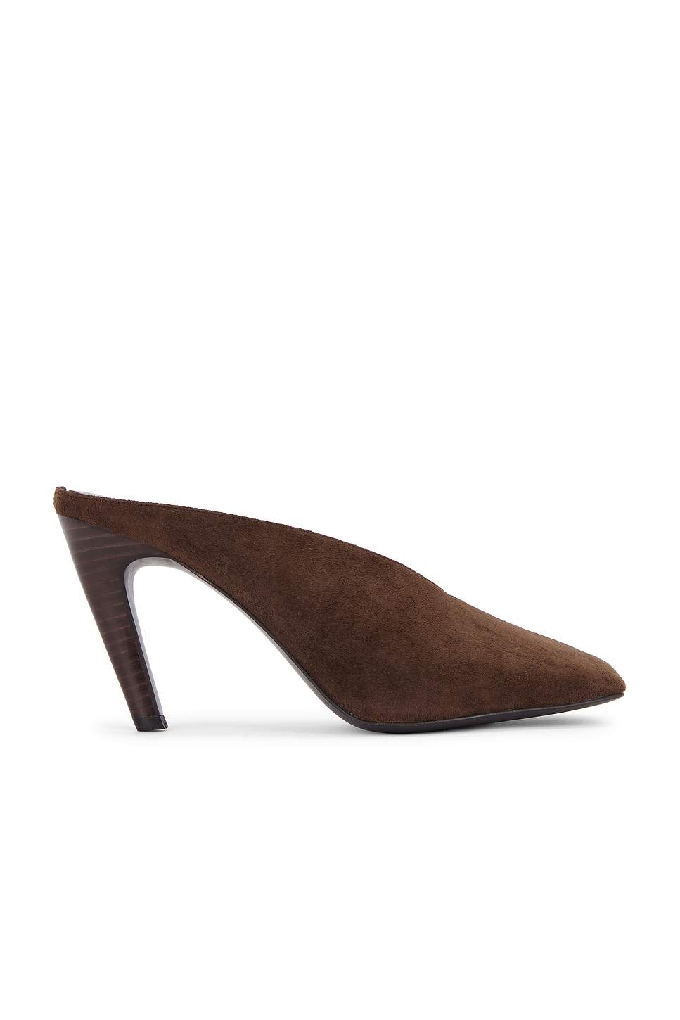 Jeffrey Campbell Hoof-it Mule in Coffee Suede Combo | REVOLVE