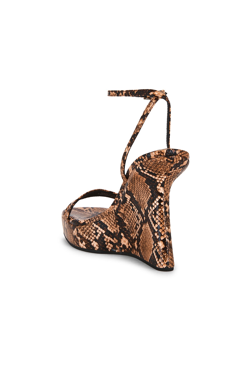 Jeffrey Campbell Flaunting 2 Sandal in Brown Multi Python | REVOLVE