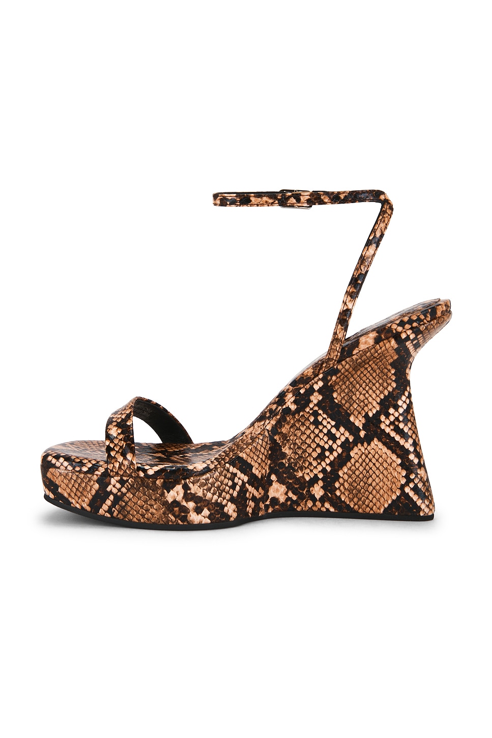 Jeffrey Campbell Flaunting 2 Sandal in Brown Multi Python | REVOLVE