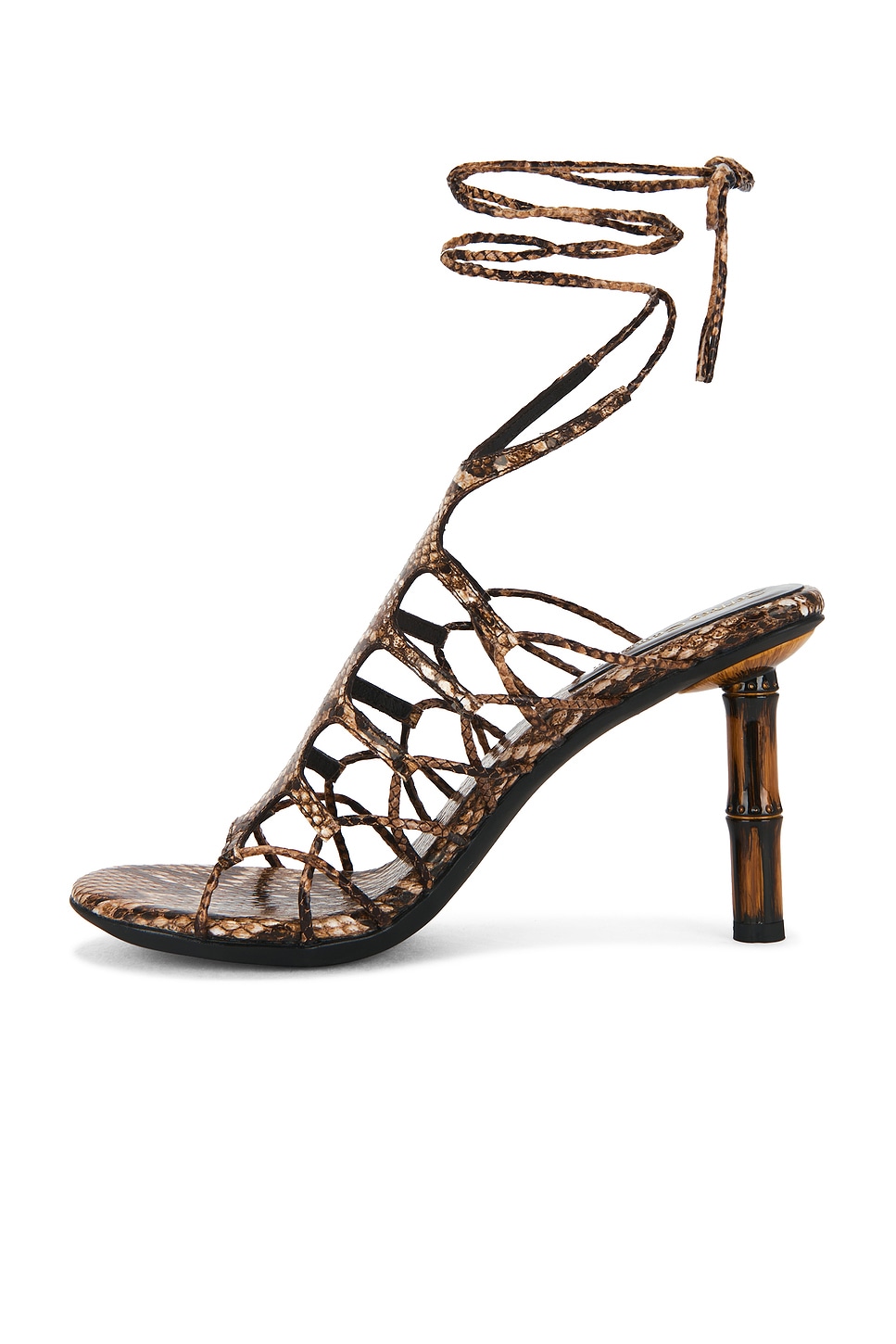 Jeffrey Campbell Scintilla Sandal in Brown Multi Python | REVOLVE