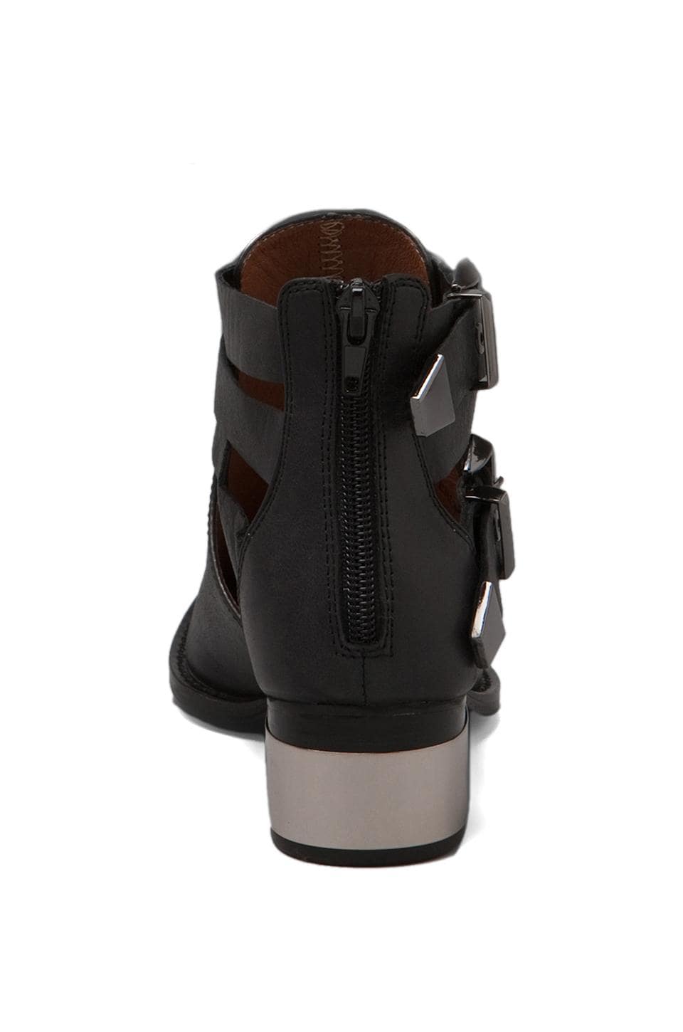 jeffrey campbell black boots with buckles