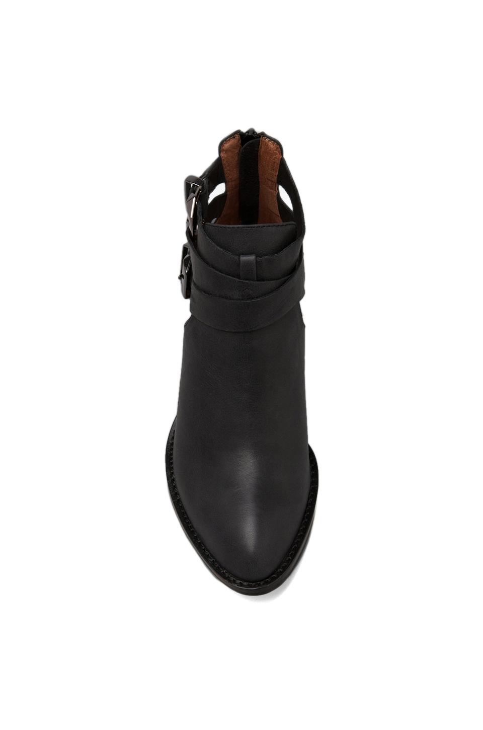 jeffrey campbell black boots with buckles