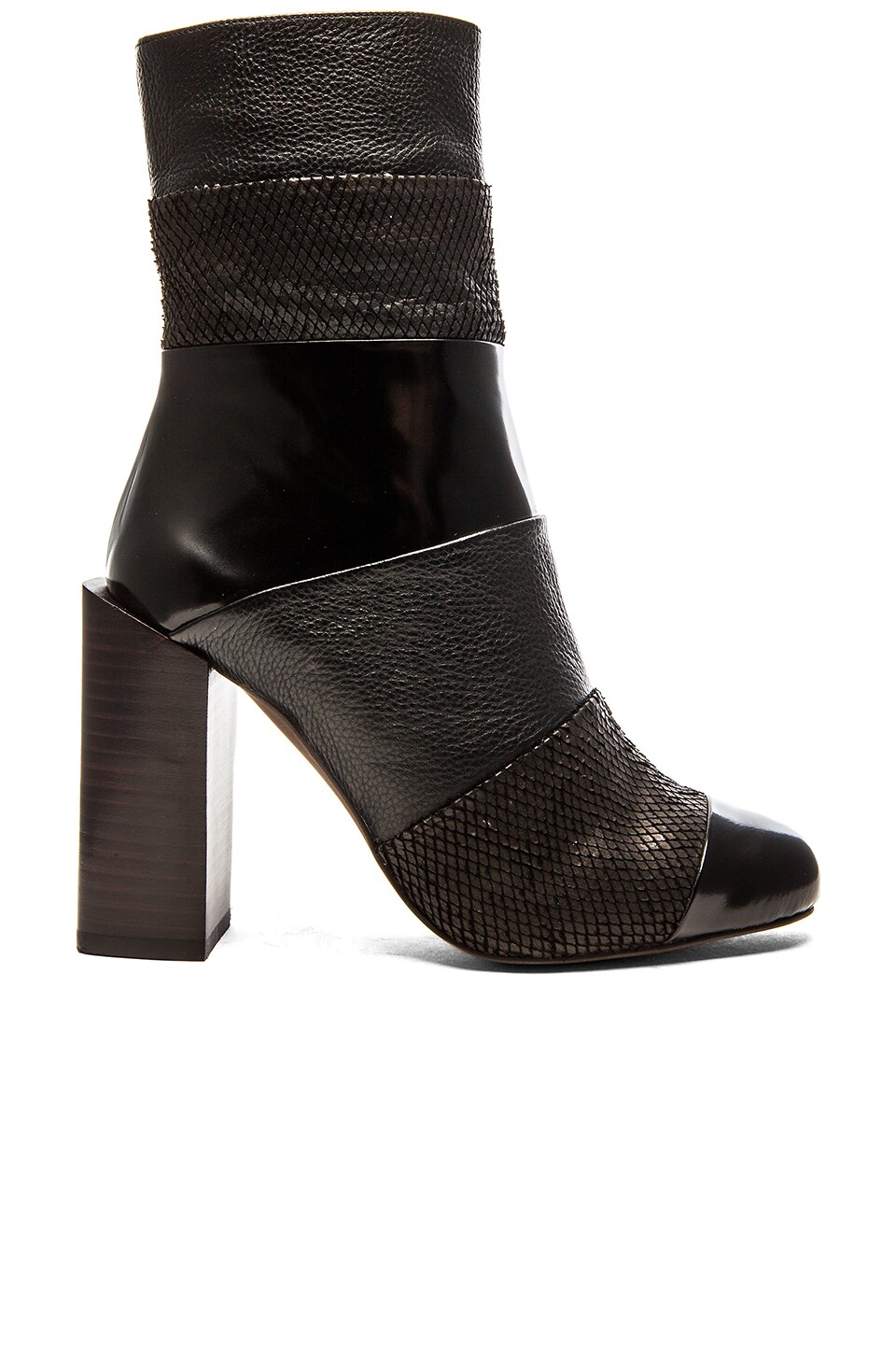 Jeffrey Campbell Pezzi Boot in Black Combo