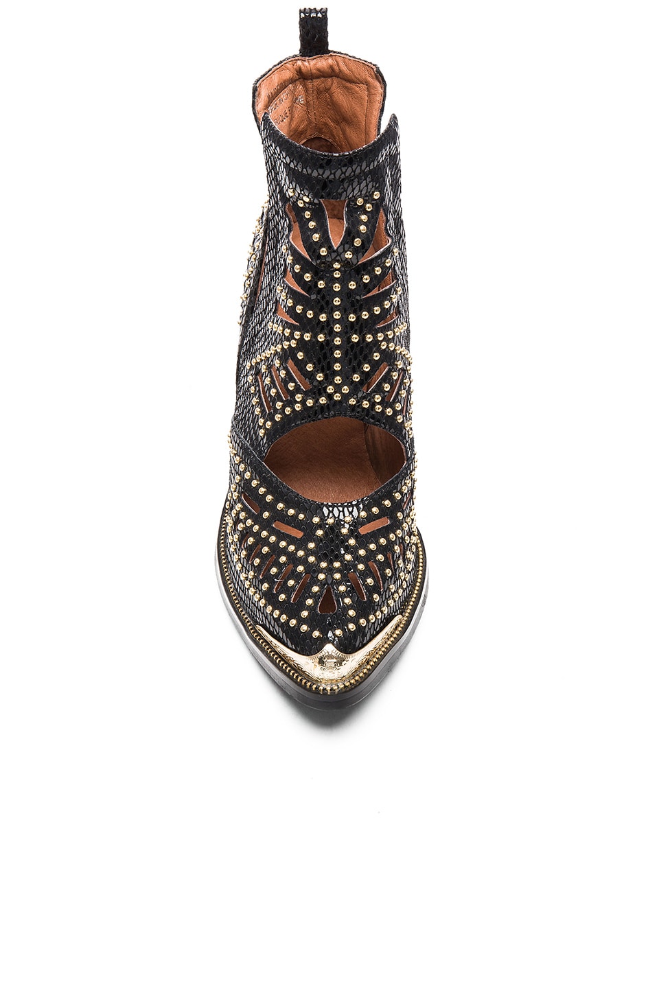 jeffrey campbell booties snakeskin