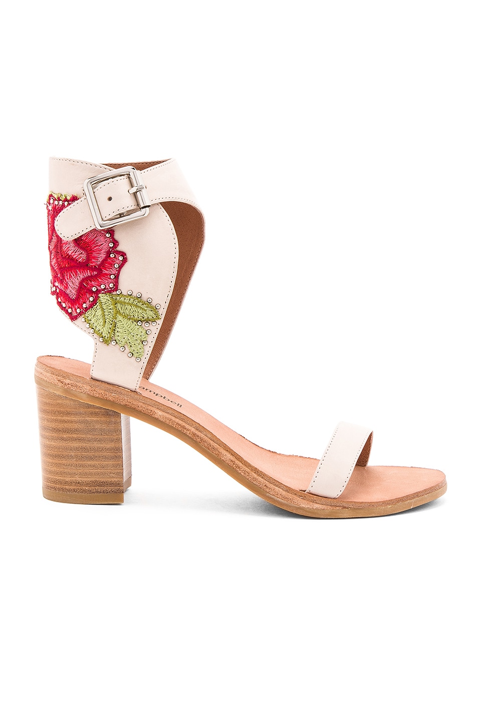 Jeffrey Campbell Iowa REV Sandals in Natural Red Combo