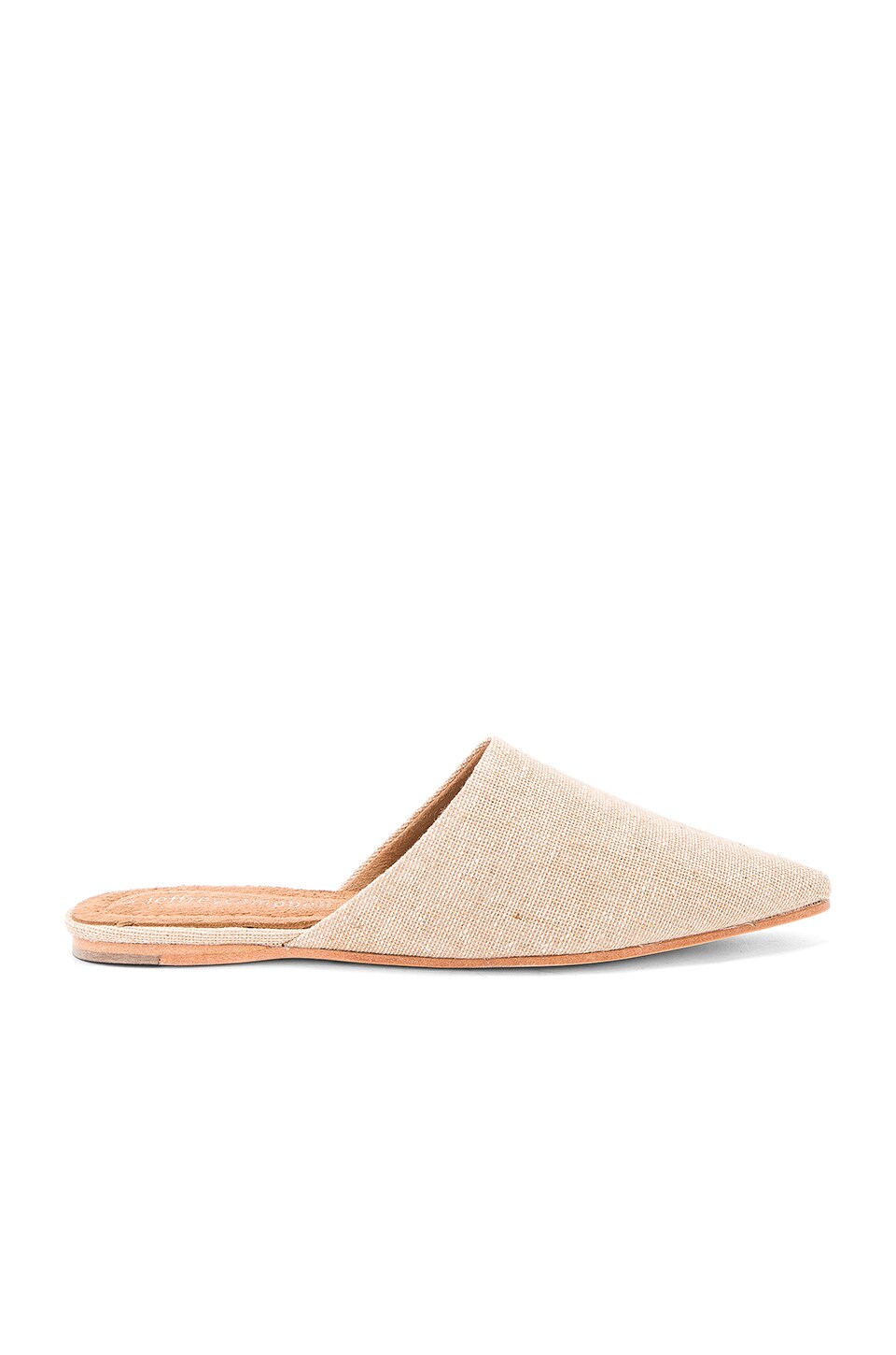 Jeffrey Campbell Doshi Slides in Natural Linen