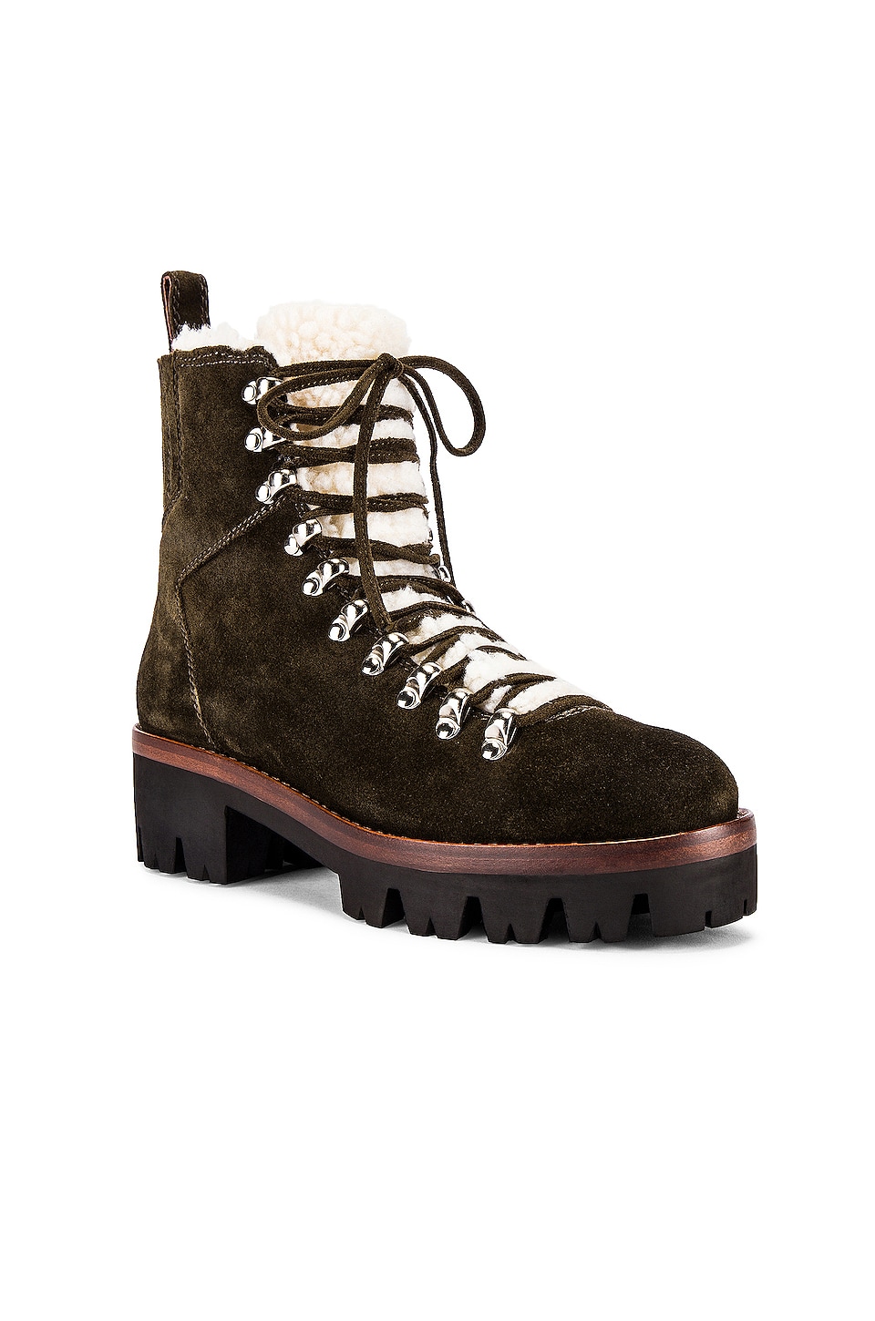 Jeffrey Campbell Culvert Boot in Khaki Suede