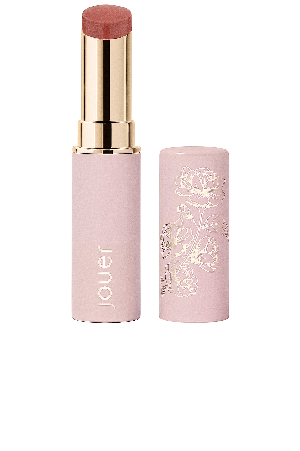 Jouer Cosmetics Essential Lip Enhancer Shine Balm in Bare Rose | REVOLVE