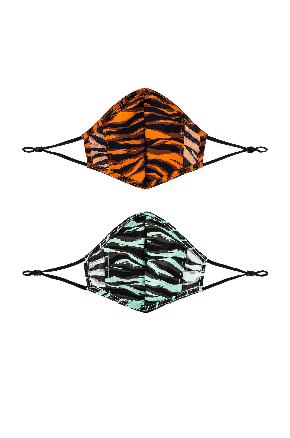 Printed Cotton Pack of 2 Masks - Thumbnail 3