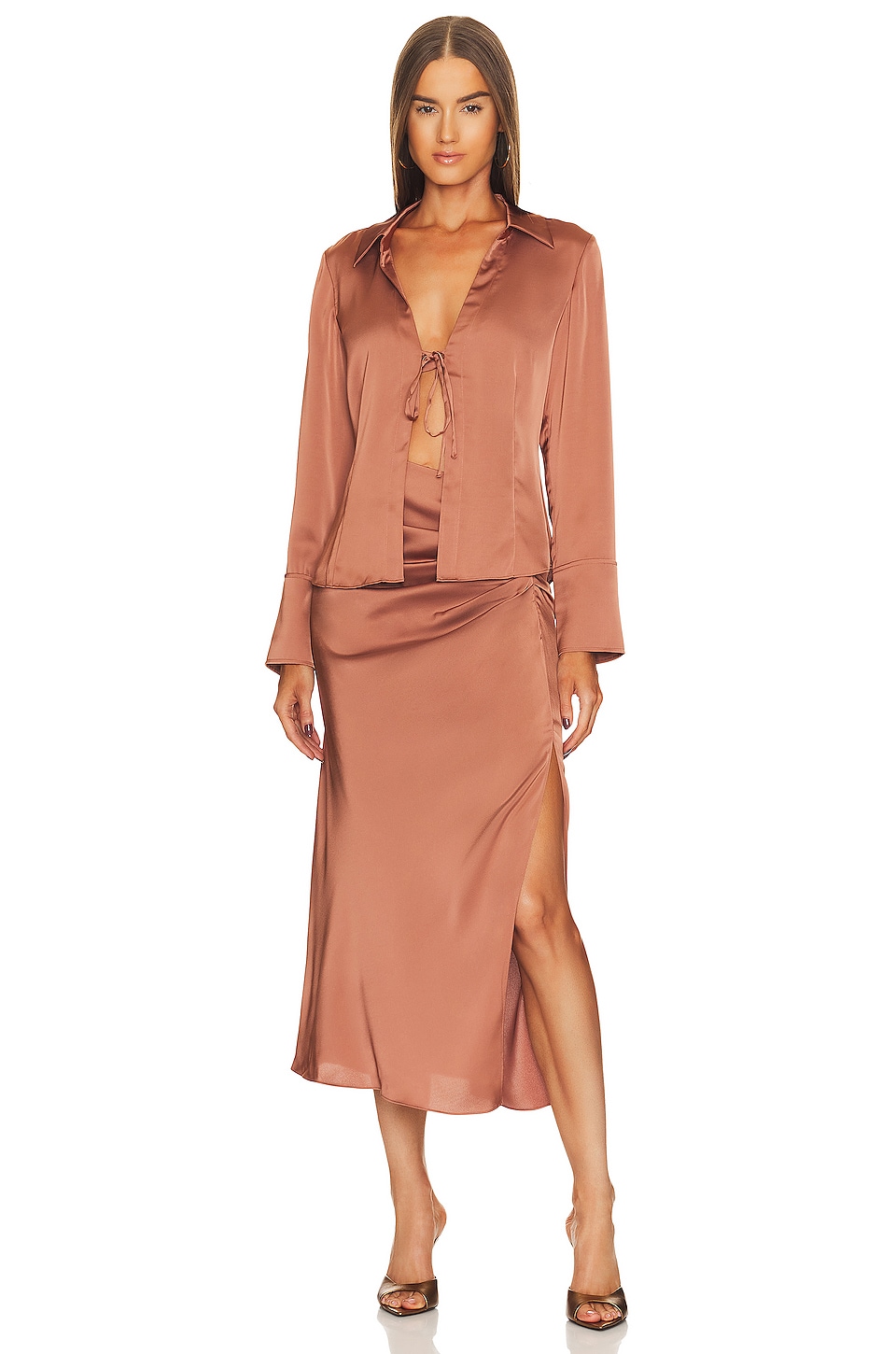 JONATHAN SIMKHAI STANDARD Santana Slim Shirt thumbnail