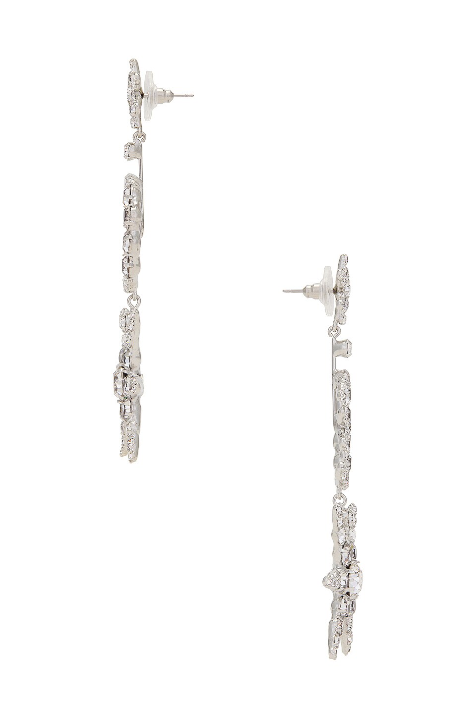 Jennifer Behr Zira Earrings in Crystal