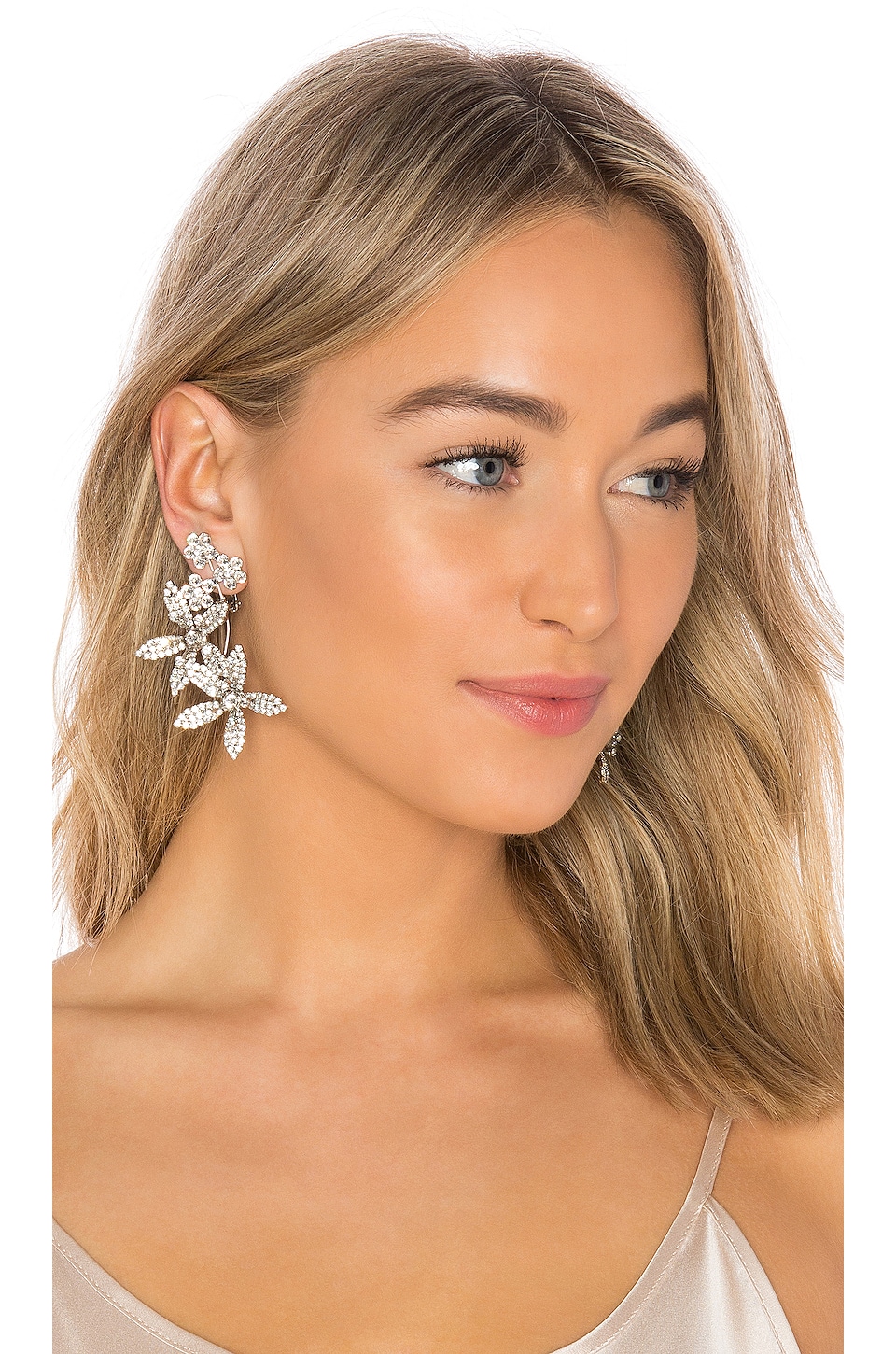 Jennifer Behr Aimee Earrings in Crystal