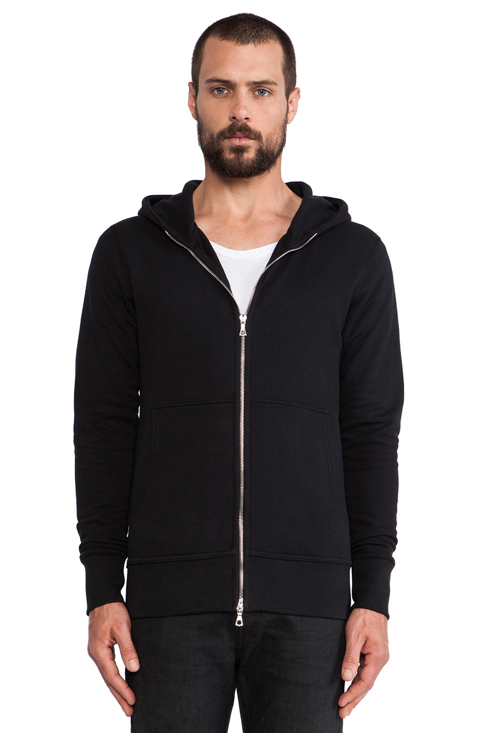 john elliott zip hoodie