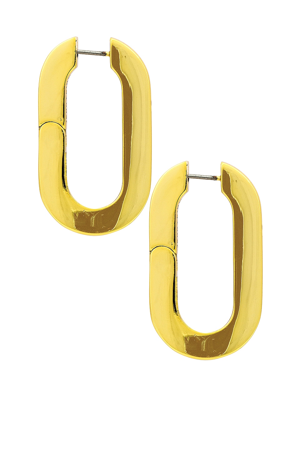 Jenny Bird Mega U Link Earrings in Gold