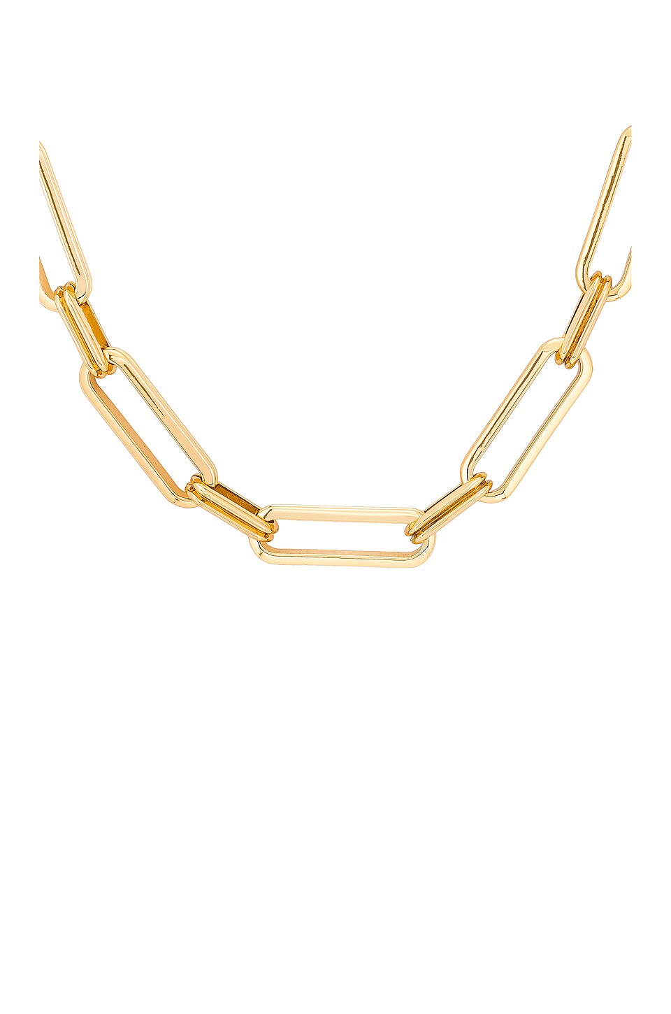 Jenny Bird Rahni Ribbed Necklace in Gold
