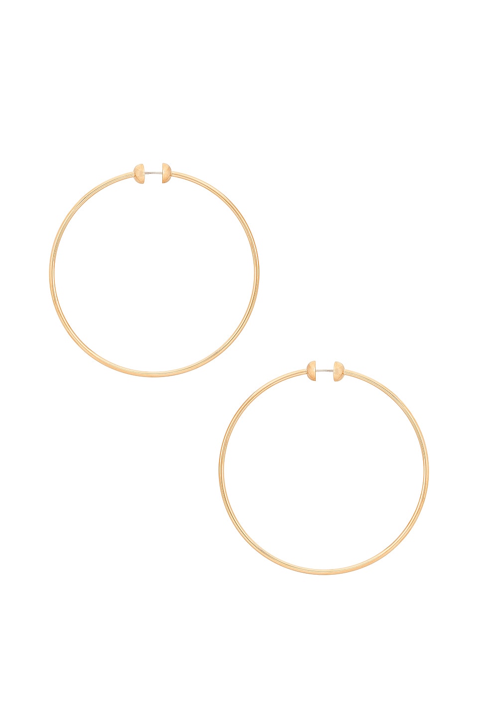 Jenny Bird Icon Large Hoop Earrings in Gold