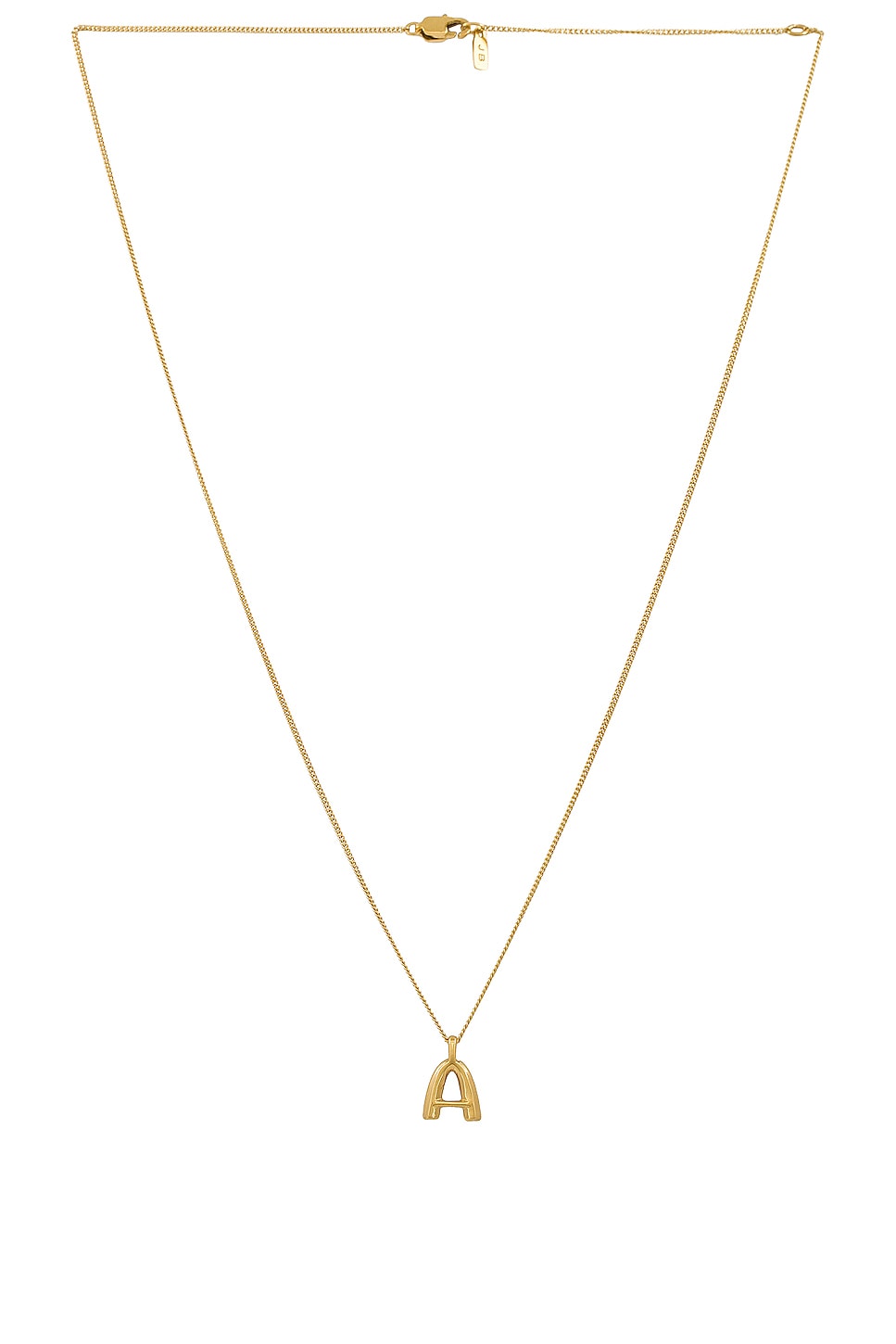 Monogram Pendant Necklace