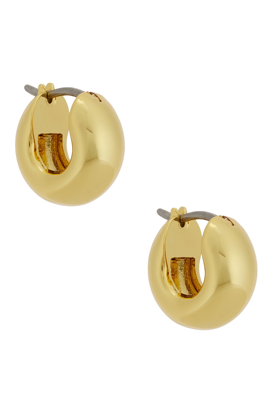 【JENNY BIRD】関税/送料込み Mini Tome Hoops Mini Tome Hoops Gold | Thick Huggie Earrings | JENNY BIRD