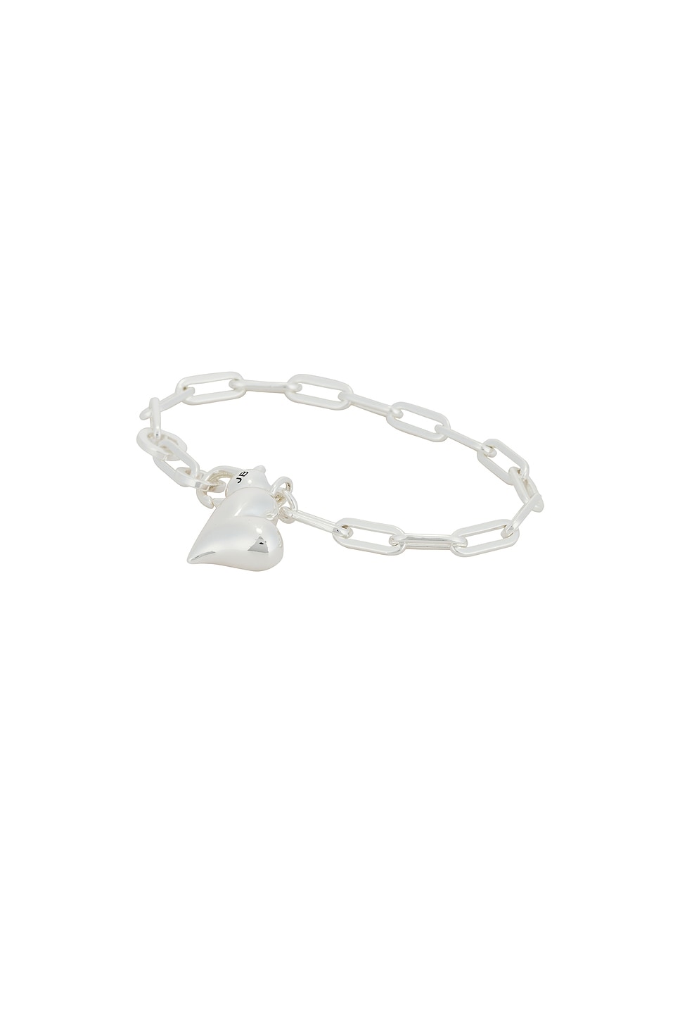 Jenny Bird PUFFY HEART ブレスレット - Silver | REVOLVE