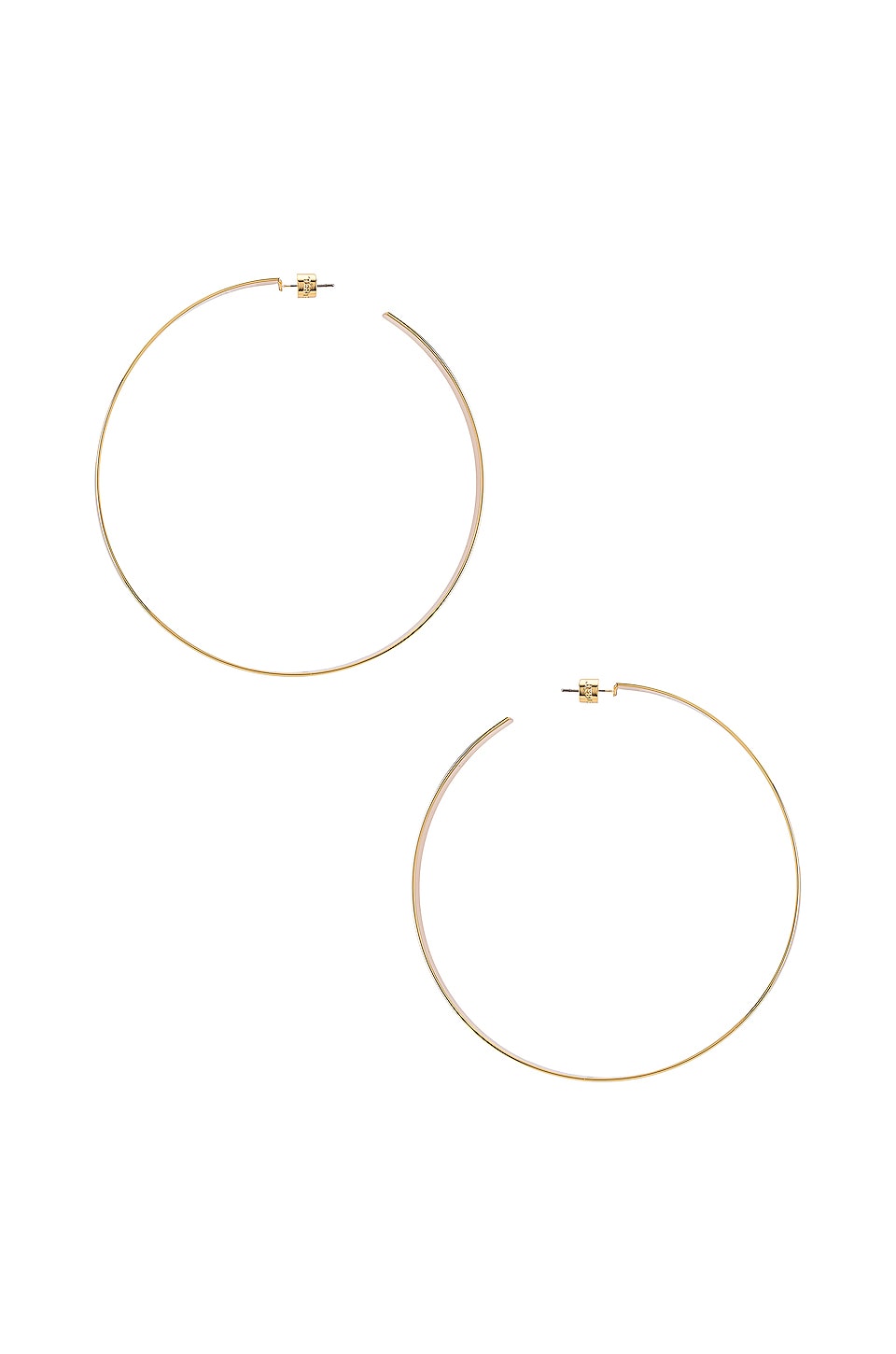 Jenny Bird Accessories JENNY BIRD COBER HOOPS IN METALLIC GOLD.