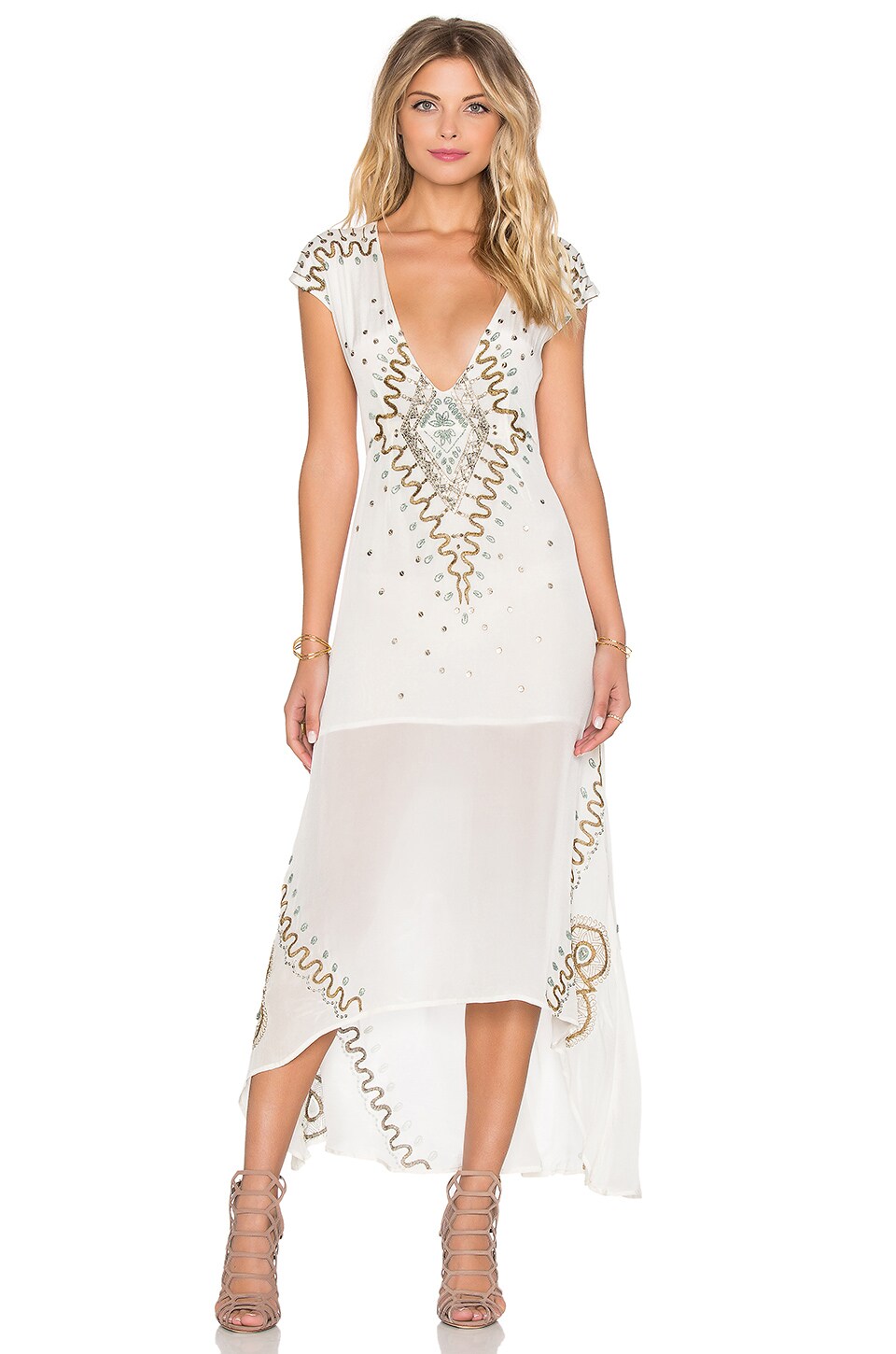 Jen's Pirate Booty Capricorn Dress in Pearl
