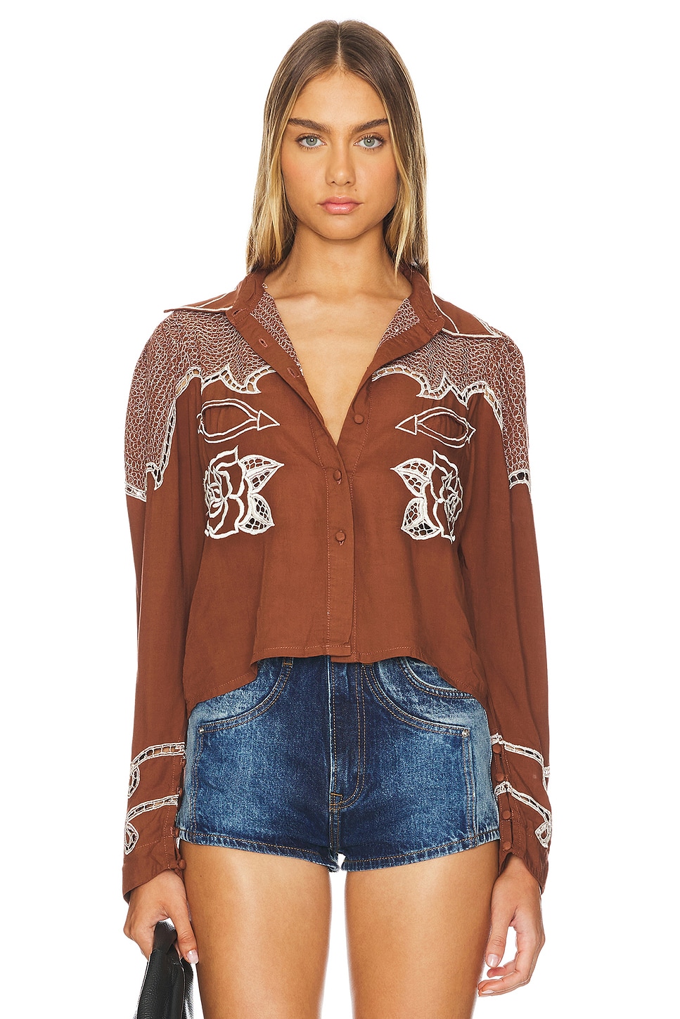 Jen's Pirate Booty Jolene Button Down