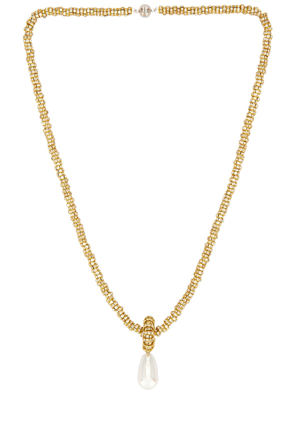 Pearl Drop Linea Necklace