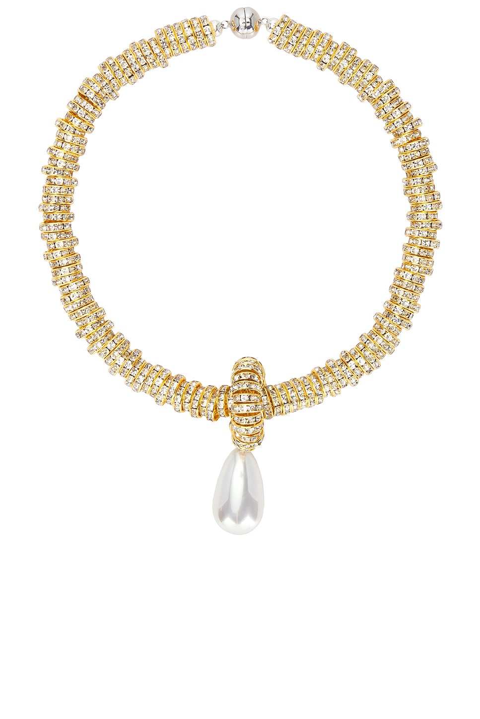 Pearl Drop Gold Necklace